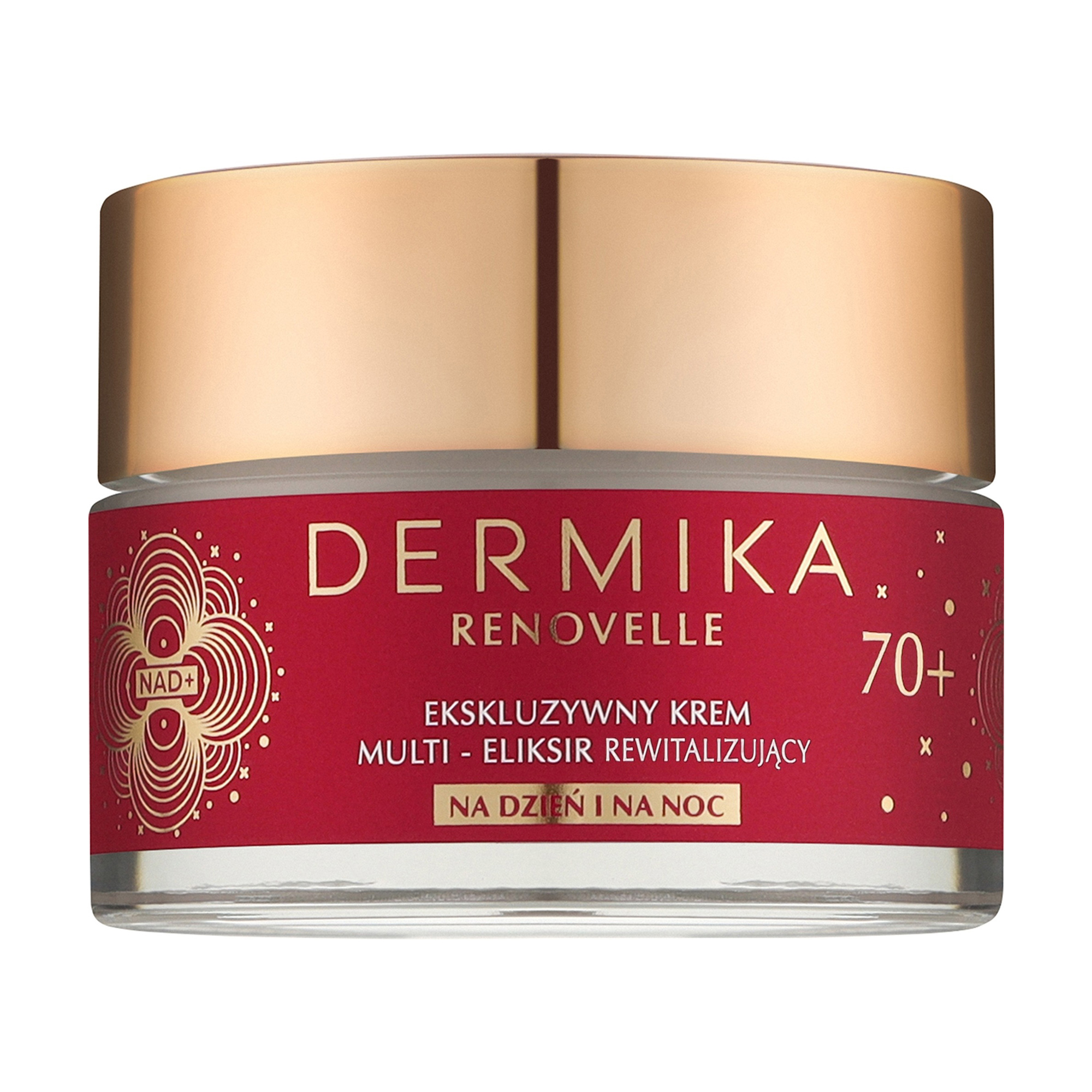 Мультивідновлювальний крем-еліксир для обличчя Dermika Renovelle Exclusive Multi Revitalizing Cream Elixir 70+, 50 мл
