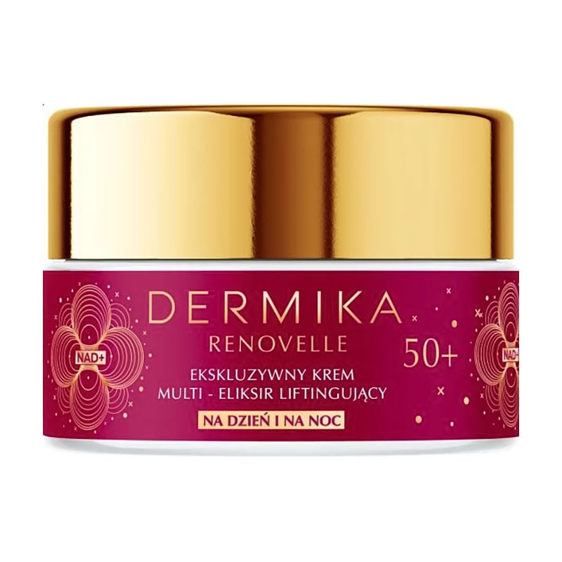 Мультизміцнювальний крем-еліксир для обличчя Dermika Renovelle Exclusive Multi Firming Cream Elixir 60+, 50 мл